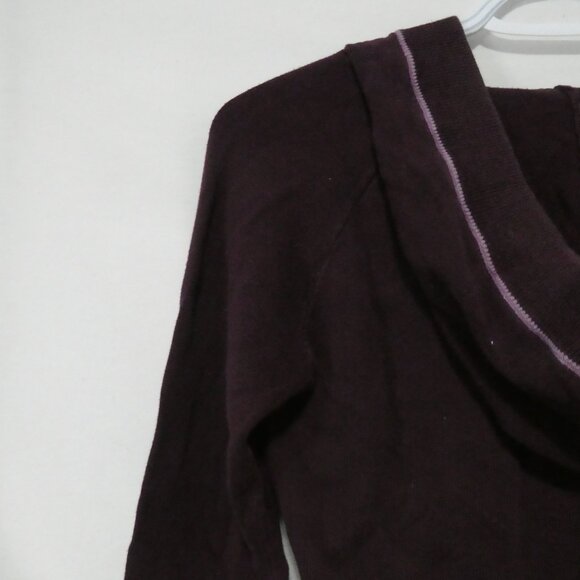 JACOB JR | xl - extra large | Dark Casual V-Neck Hoodie - Picture 10 of 15